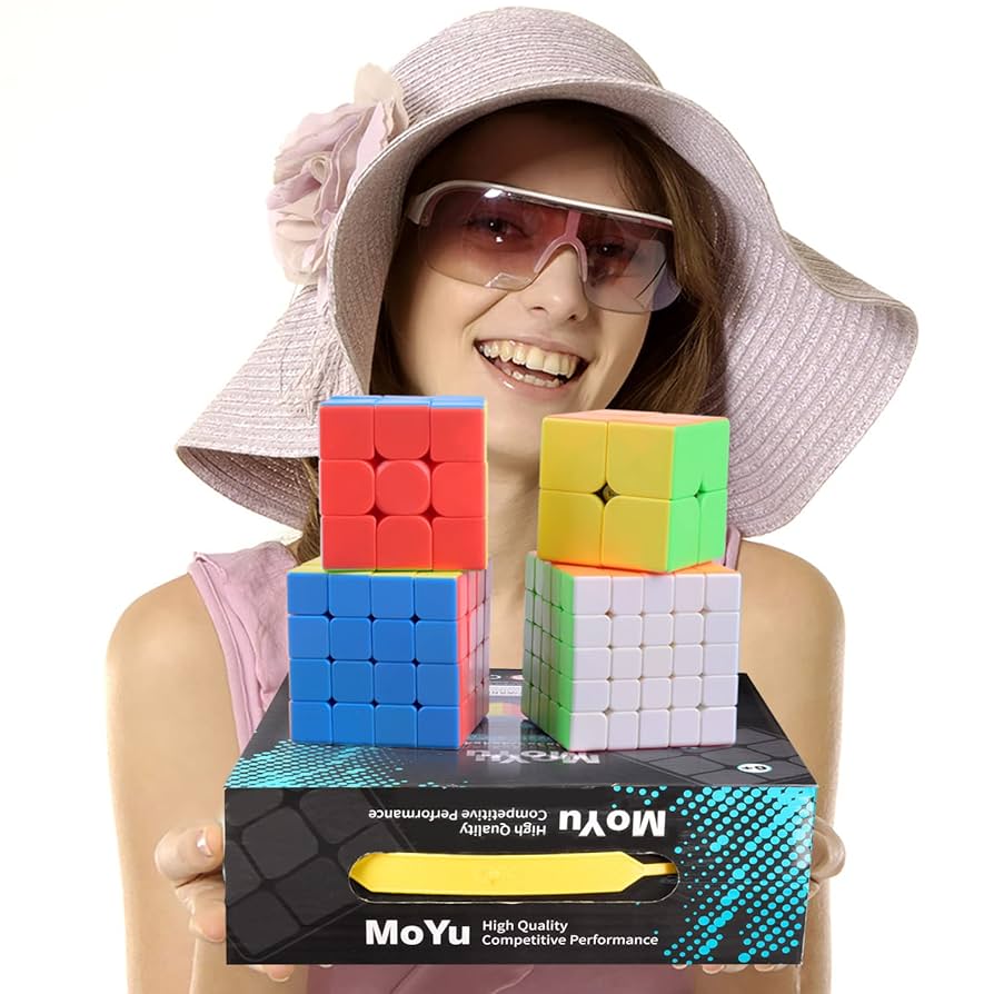 Amazon.com: D-FantiX Speed Cube Set, Meilong MF2S 2x2 MF3S