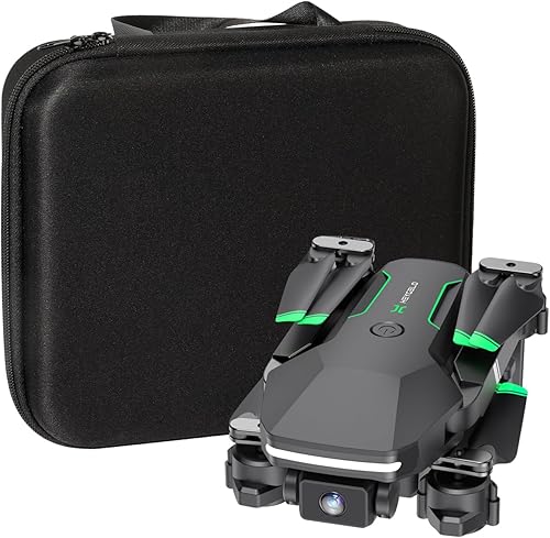 Miniatura 2 de Drone con cámara S80 para adultos con 3 baterías, estuche de transporte y hélices y protectores adicionales