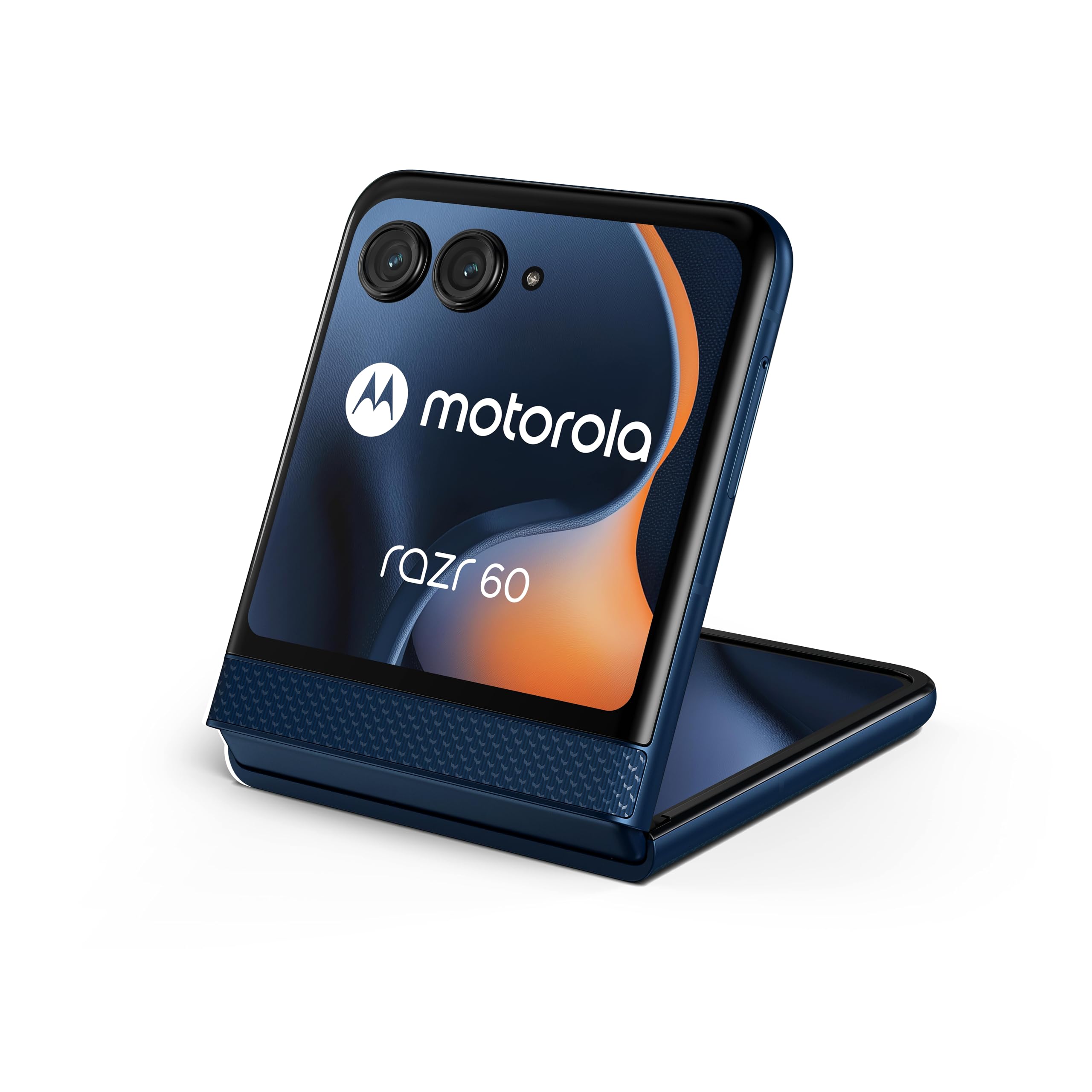 Motorola Razr 60 Dual-SIM 256 GB ROM + 8 GB RAM (tylko GSM | Brak CDMA) Fabrycznie odblokowany smartfon 5G (Pantone Gibraltar Sea) - wersja międzynarodowa