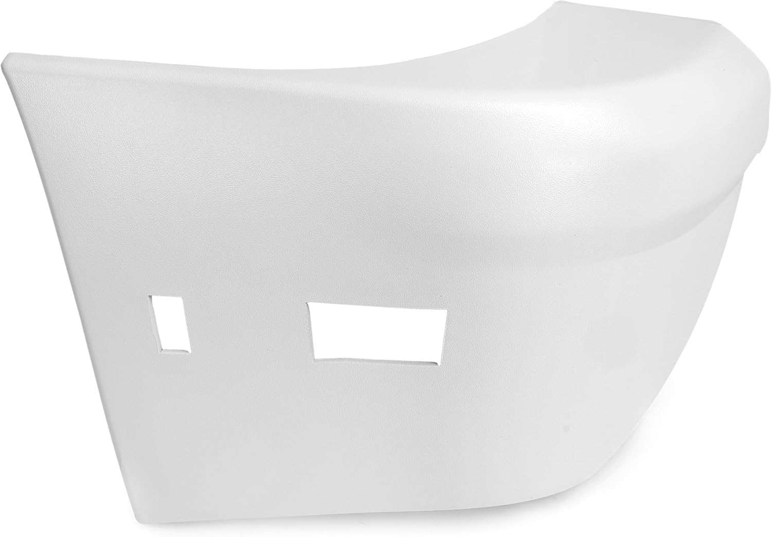 HECASA Rear Bumper End Cap Compatible with 2010-2013 Ford Transit Connect (XL, XLT/XLT Premium) FO1104135 9T1Z17F774DA Driver Side PP Plastic Painted White Replacement Only