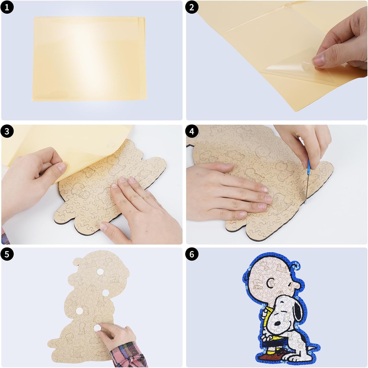 Peanuts Puzzles for Adults – Charlie Brown Wooden Puzzle, 200 Pieces Unique Shaped Jigsaw Puzzles, Snoopy Gifts for Women, 5MM Thick, Officially Licensed Merchandise – Better Together, 9" x 12.8"