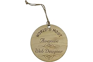 Worlds Most Awesome Web Designer Designer Ornaments