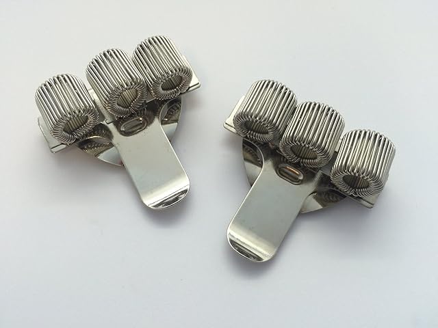Triple Hole Metal Pen Holder with Pocket Clip - Doctors, Nurse, Uniform etc