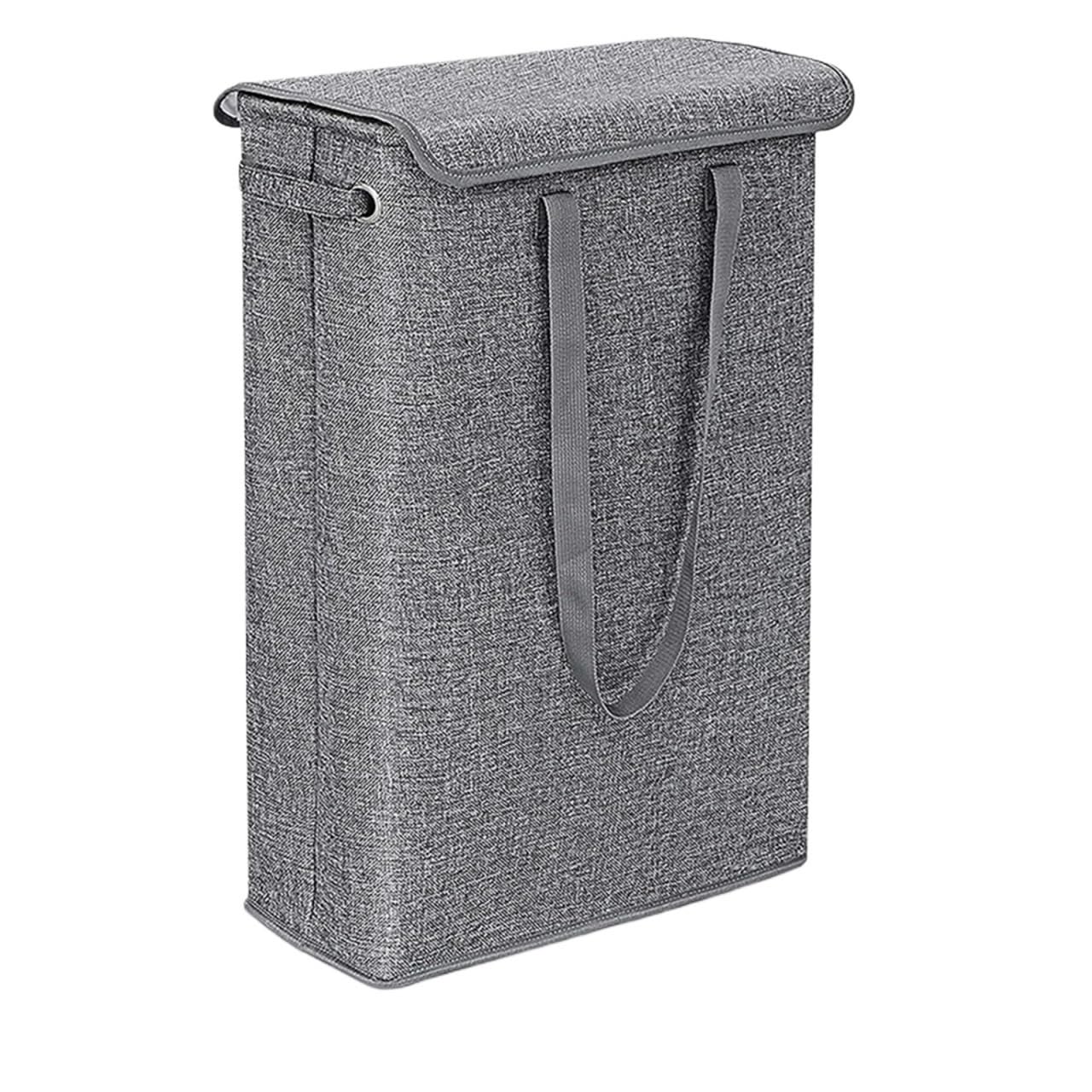 Dirty Clothes Hamper Collapsible Storage Basket for Indoor Daily Use(Grey)