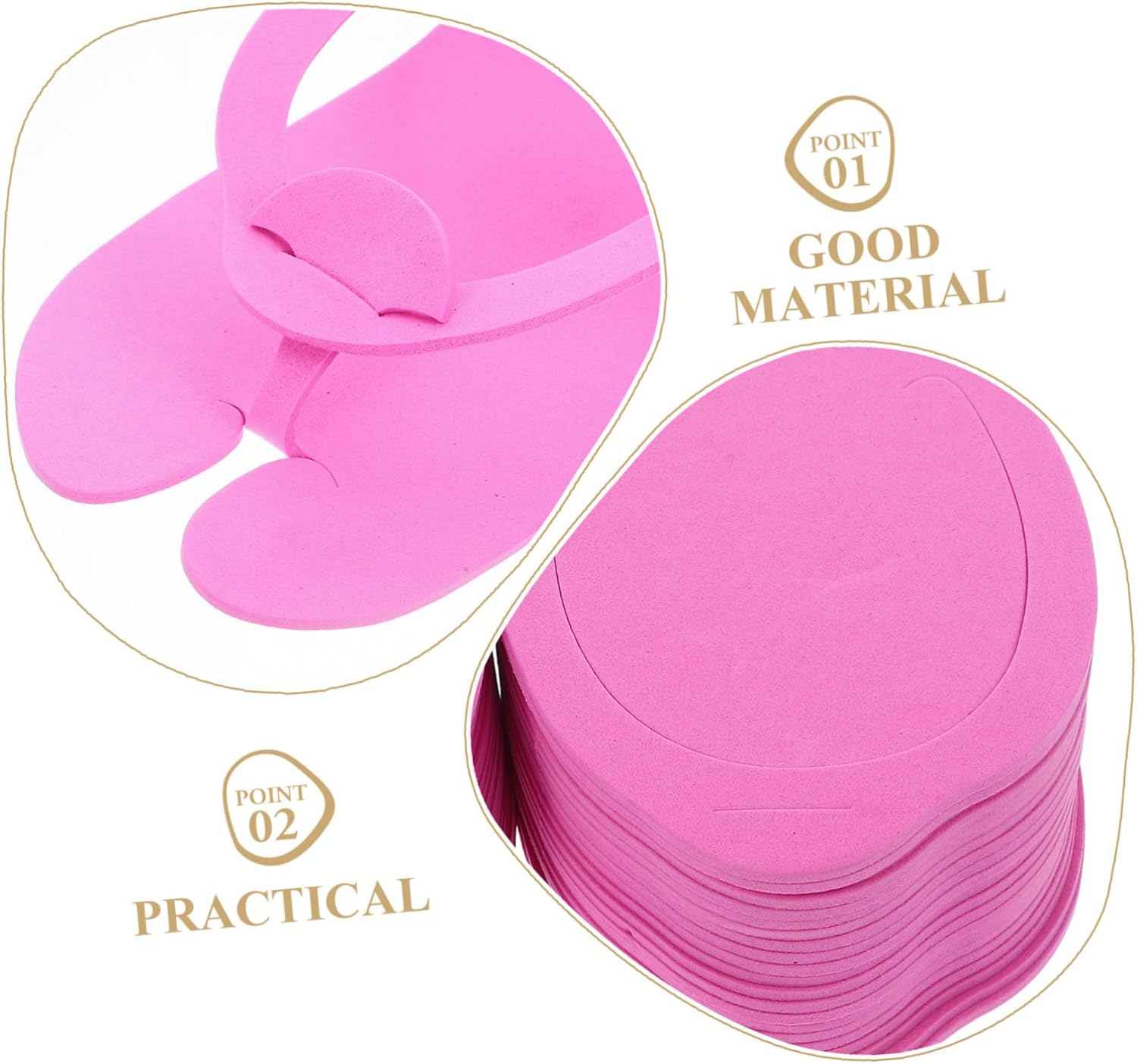 24pairs Soft Women Slippers for Women Men Disposable Spa Slippers Comfortable Eva Travel Folding Design