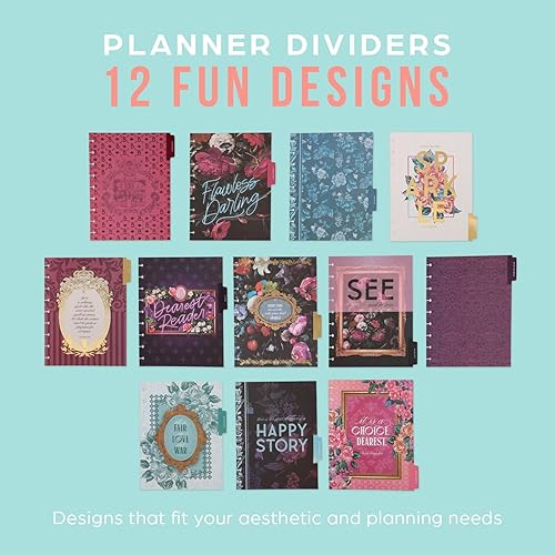 Miniatura 5 de Happy Planner - Planificador de 12 meses, de enero de 2024 a diciembre de 2024 diario, semanal, mensual, tamaño clásico, diseño vertical, tema tipo