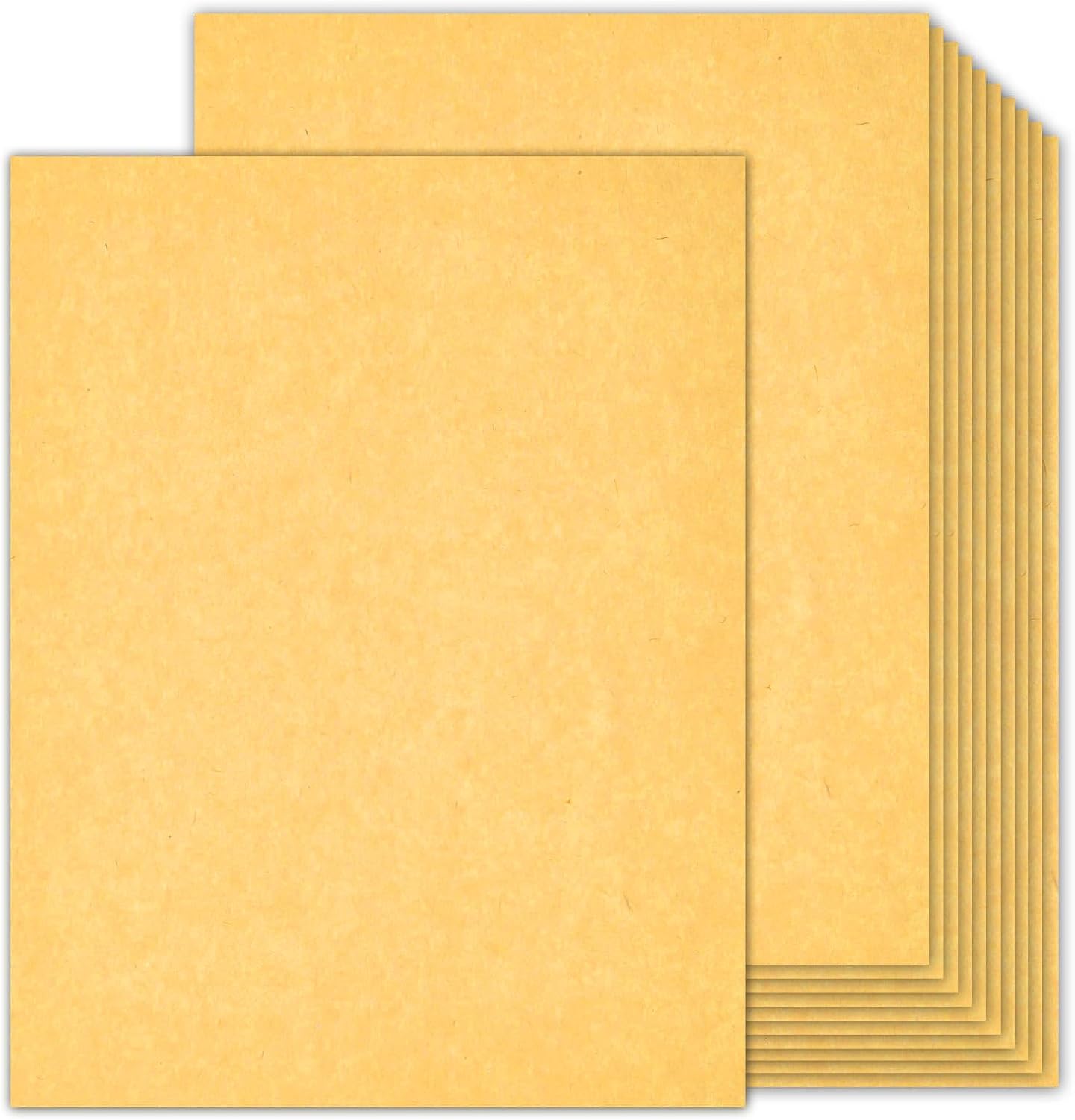 100 Sheets Cream Parchment Paper, Goefun Off White Parchment Cardstock 8.5 x 11, 65lb Cover (180 gsm) Ivory Blank Certificate Paper Cardstock for Invitations, Crafts, Menus, DIY Cards