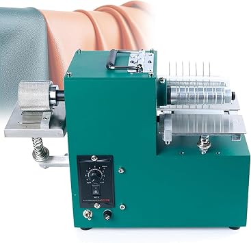 Leather Slitter, Leather Cutting Machine, Electric Leather Strap Cutter,Adjustable Speed, for Leather/Bag/Shoes