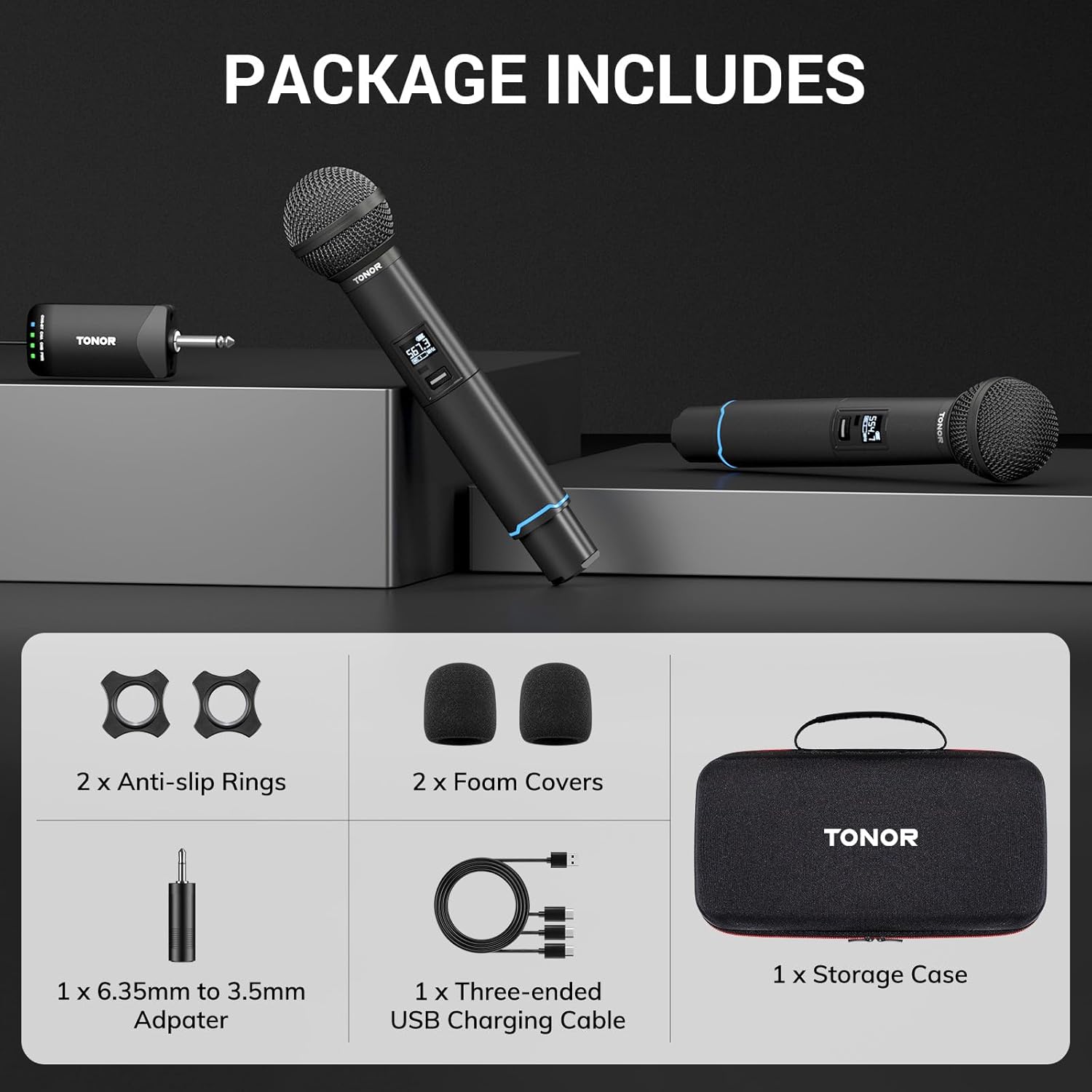 HighPerformance TONOR TW720: High-Performance Wireless Microphone System for Every Occasion TONOR TW720: High-Performance Wireless Microphone System for Every Occasion