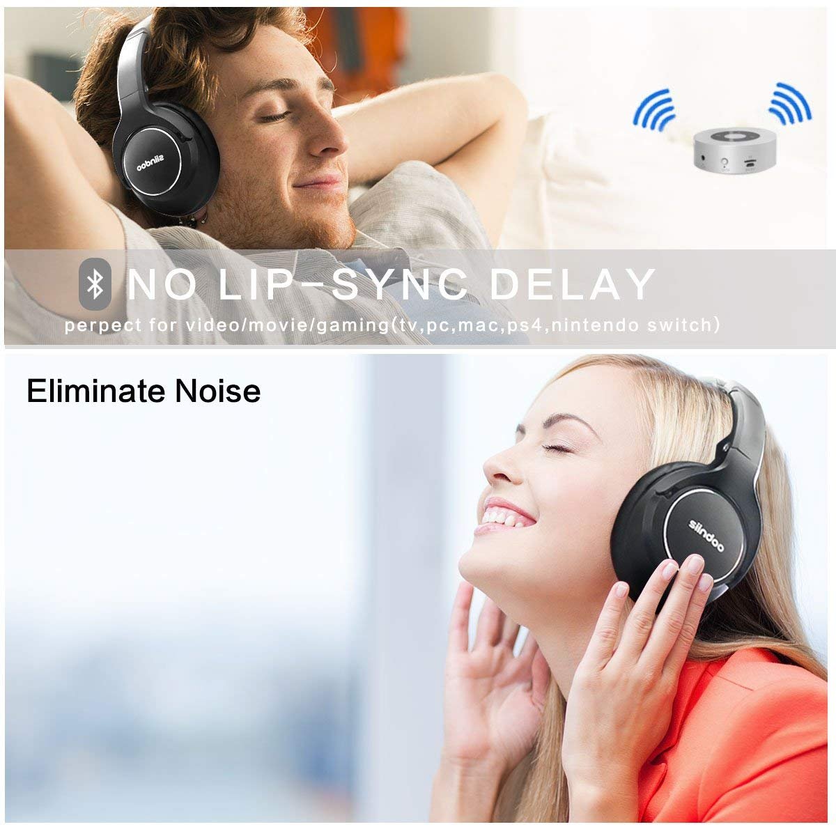 Siindoo JH-803 Bluetooth Over Ear 