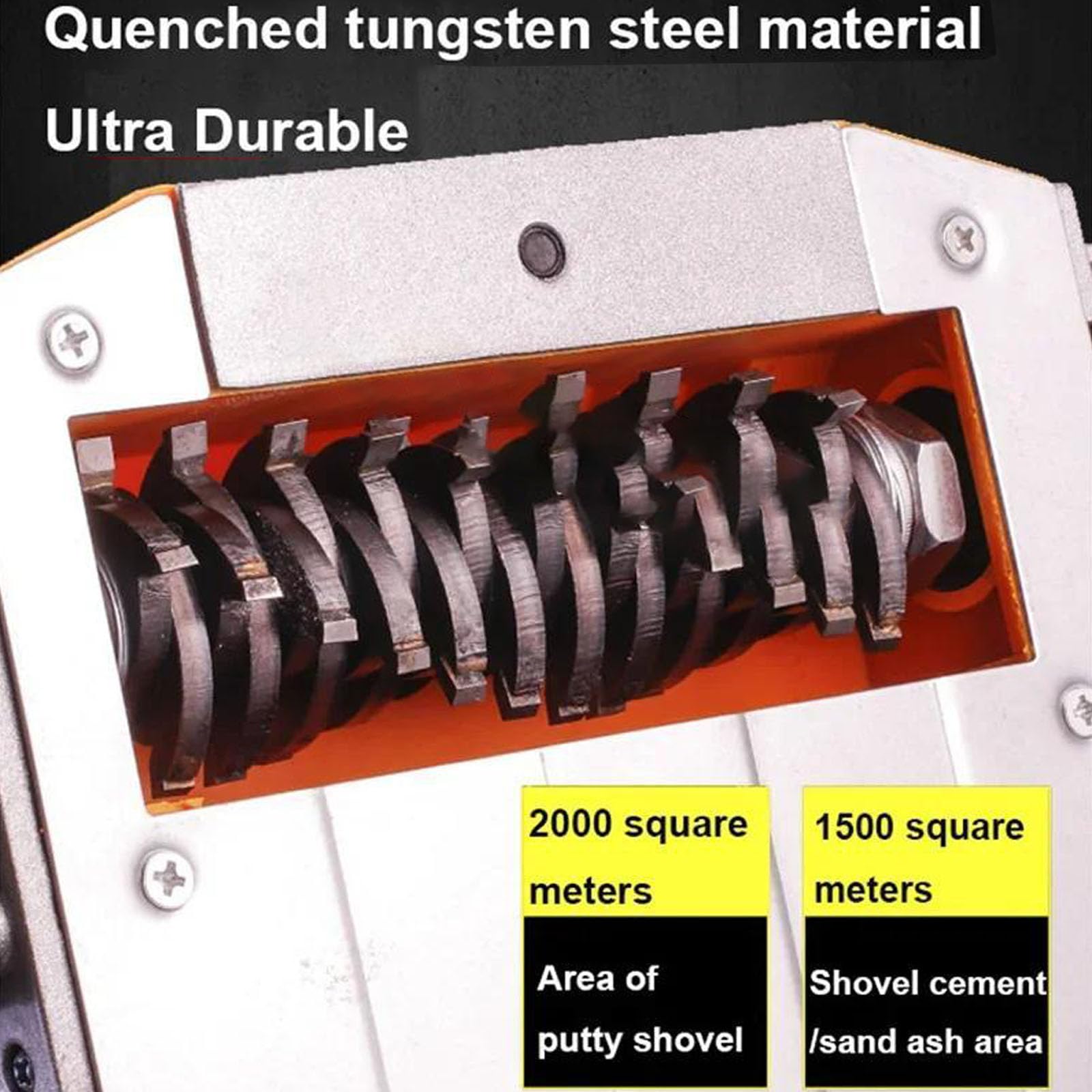 Bezprzewodowa ręczna strugarka do drewna, bezszczotkowa strugarka elektryczna, akumulatorowa elektryczna strugarka ręczna do bezpyłowej strugarki ściennej Elektryczna strugarka do cementu Biała