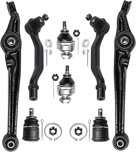 Miniatura 9 de Detroit Axle - Kit de suspensión frontal de 8 piezas para Chevy Aveo Aveo5 Pontiac G3 Wave Wave5 Suzuki Swift+ 2 brazos de control inferiores con