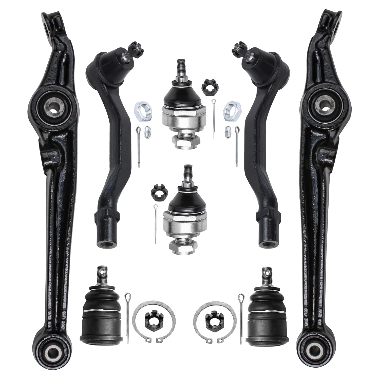 Detroit Axle - Front End Suspension Kit for 1990-1993 Honda Accord, 2 Lower