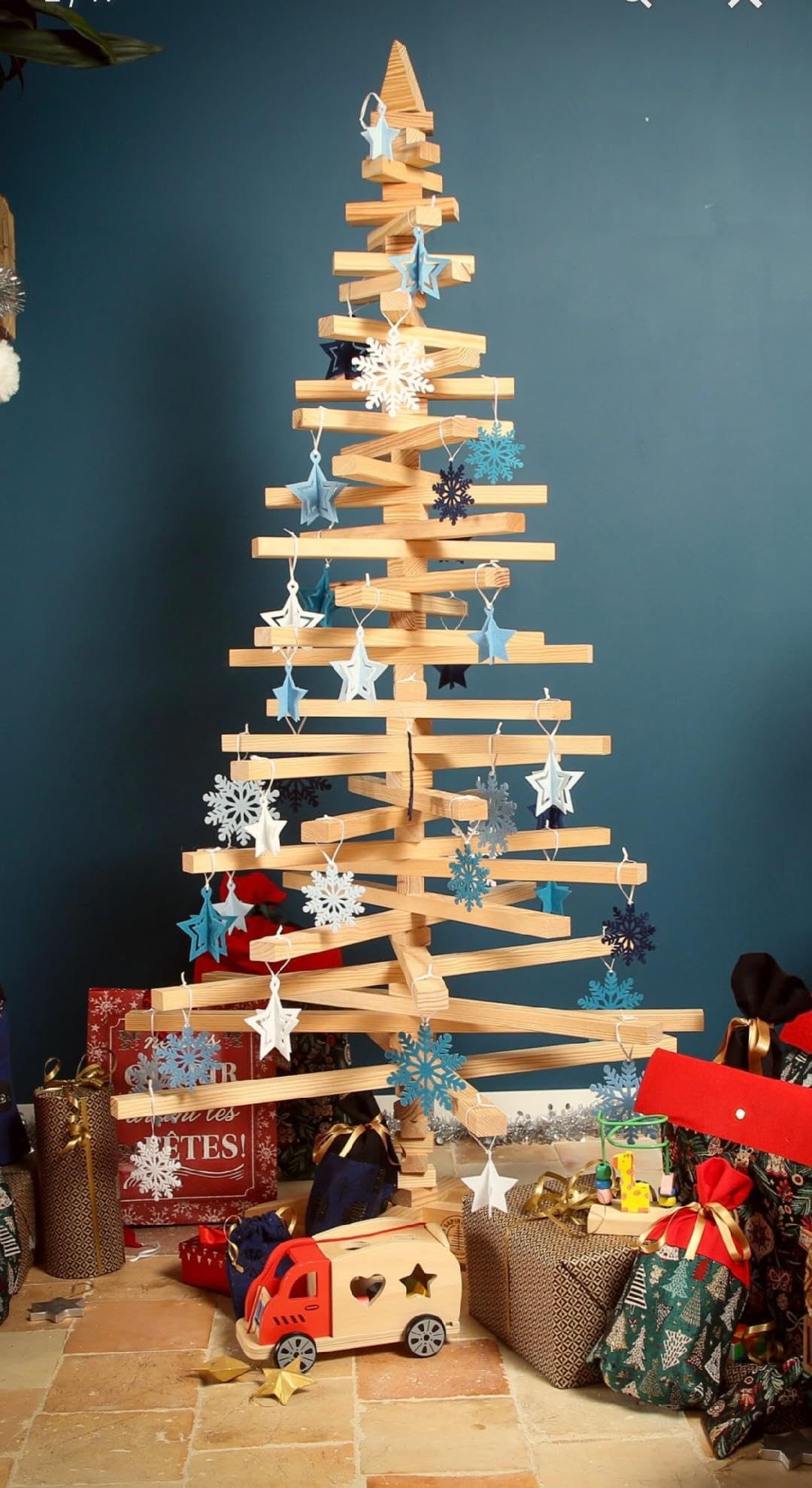 Sapin en Bois 100% Français - Durable (1.60m)