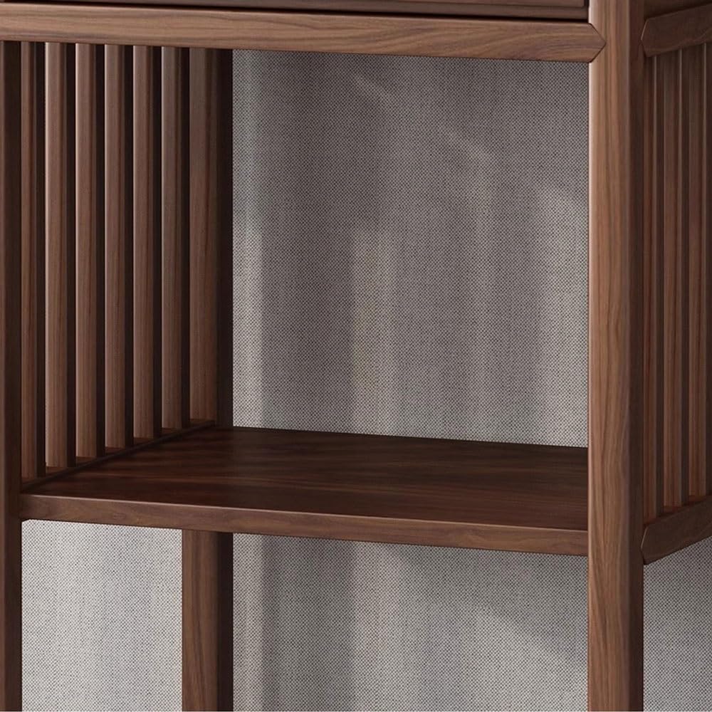 Mobiletto Tavolo for Santuario del Buddha for uso domestico | Tavolo for offerta incenso in noce nera con cassetto
