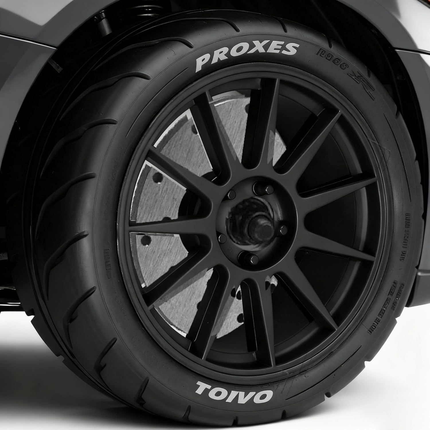 4PCS 1/10 RC Drift Racing Tires and Wheels 12mm Hex OD 2.56'' for 1:10 Scale Touring Street On Road Car Tamiya TT01 TT02 XV01 TA06 A959 PTG2 HPI KYOSHO HSP PTG2 Traxxa (Black)