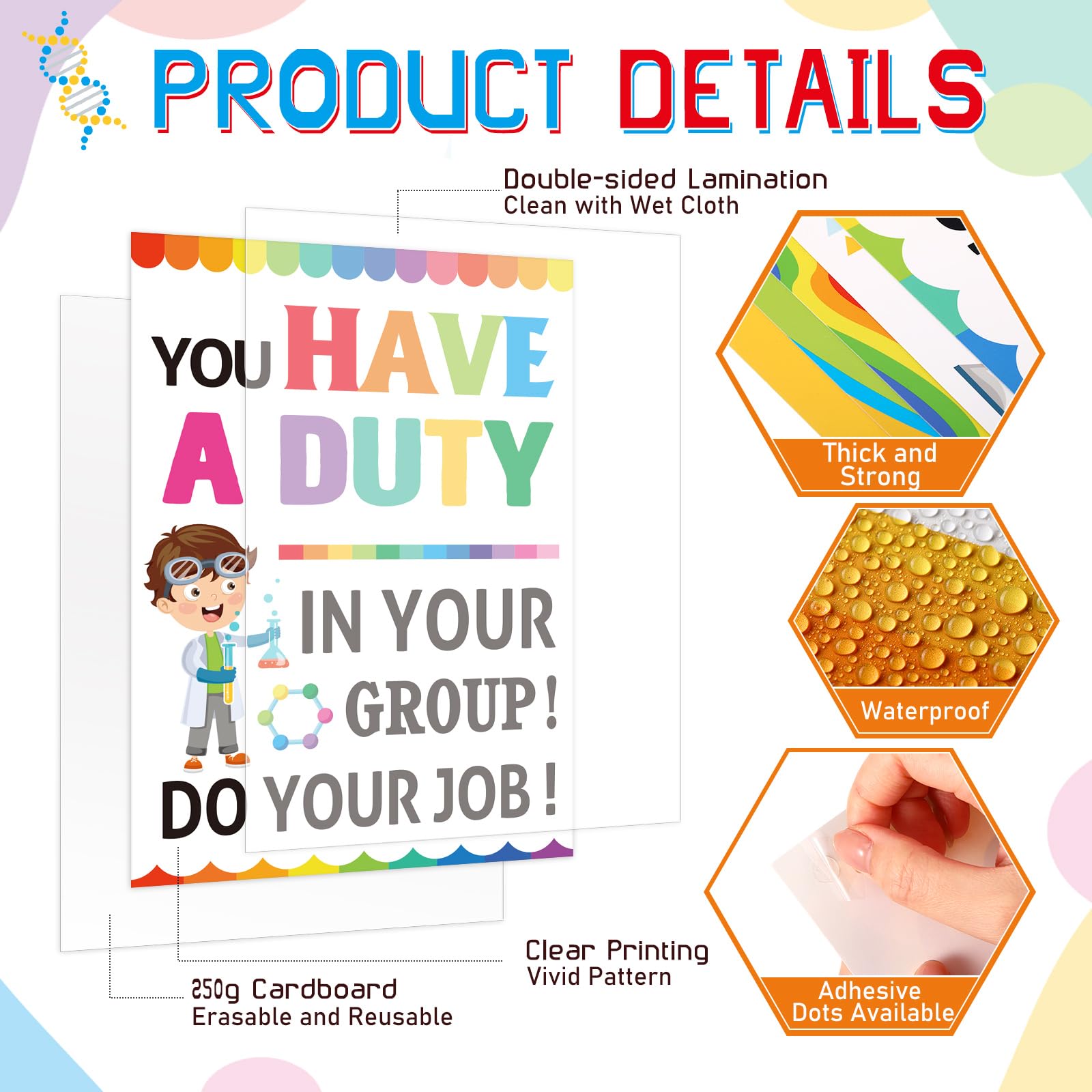 Snapklik.com : 13 Pcs Science Lab Safety Rules Posters Science ...