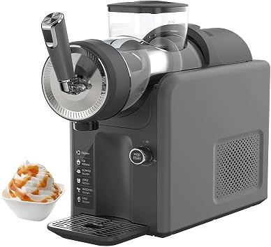 Slushie Machine - F-rozen Drink Maker with Drops to 0 in 30 seconds,No noise,No Ice Needed, 360 Mixing,Ice Cream & Smoothie Machine for Margaritas, Frappes, Cocktails & More,A