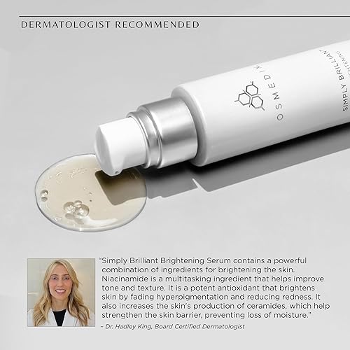 Miniatura 6 de COSMEDIX Simply Brilliant - Suero iluminador 247, ilumina el aspecto de la piel y ayuda a prevenir la decoloración, exfolia suavemente la piel