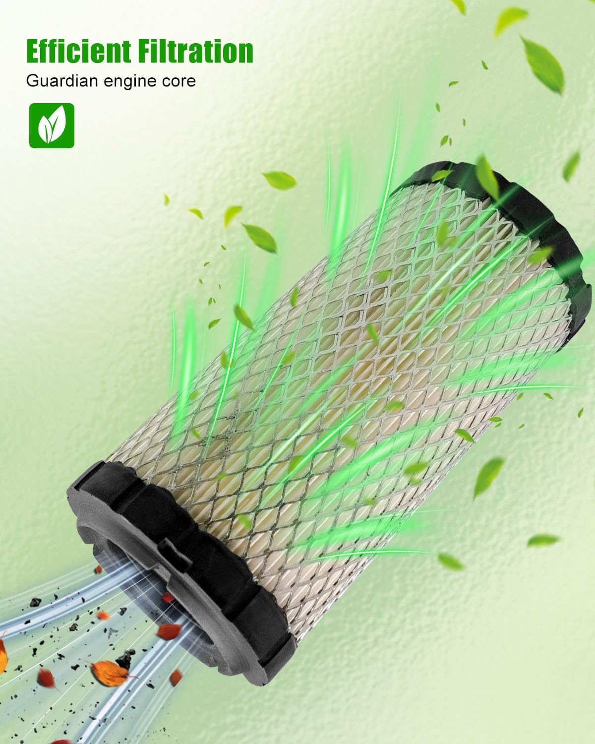 Air Cleaner Primary Filter Assembly Replace G042545 P535396 P822686 Compatible with Briggs & Stratton Toro Kawasaki, Automotive Replacement Engine Air Cleaner Housings