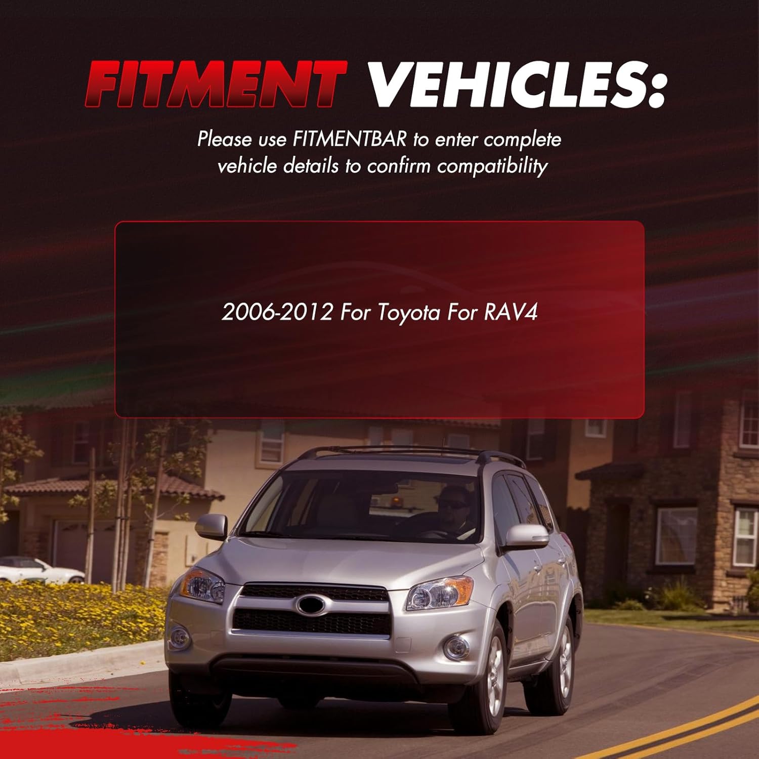 cciyu Rear Shocks Absorber fit 2006-2016 for Toyota Rav4 with 2 Sway Bar End Links 2 Shock Absorbers 07 08 09 10 11 12 13 14 15 for rav4 Complete Struts Shocks Assembly 4PCS