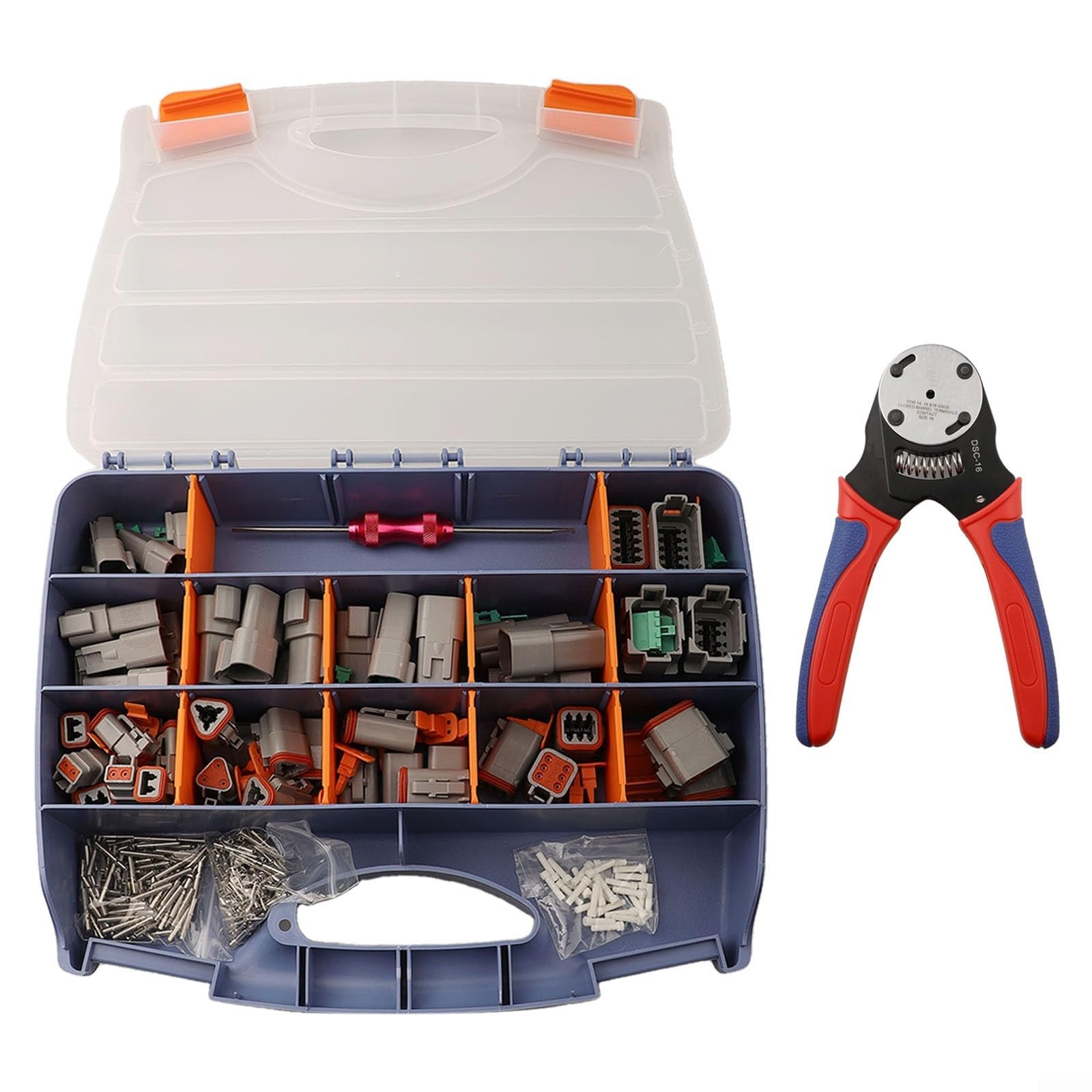 Kit de conectores resistentes para camiones, autobuses, vehículos mineros