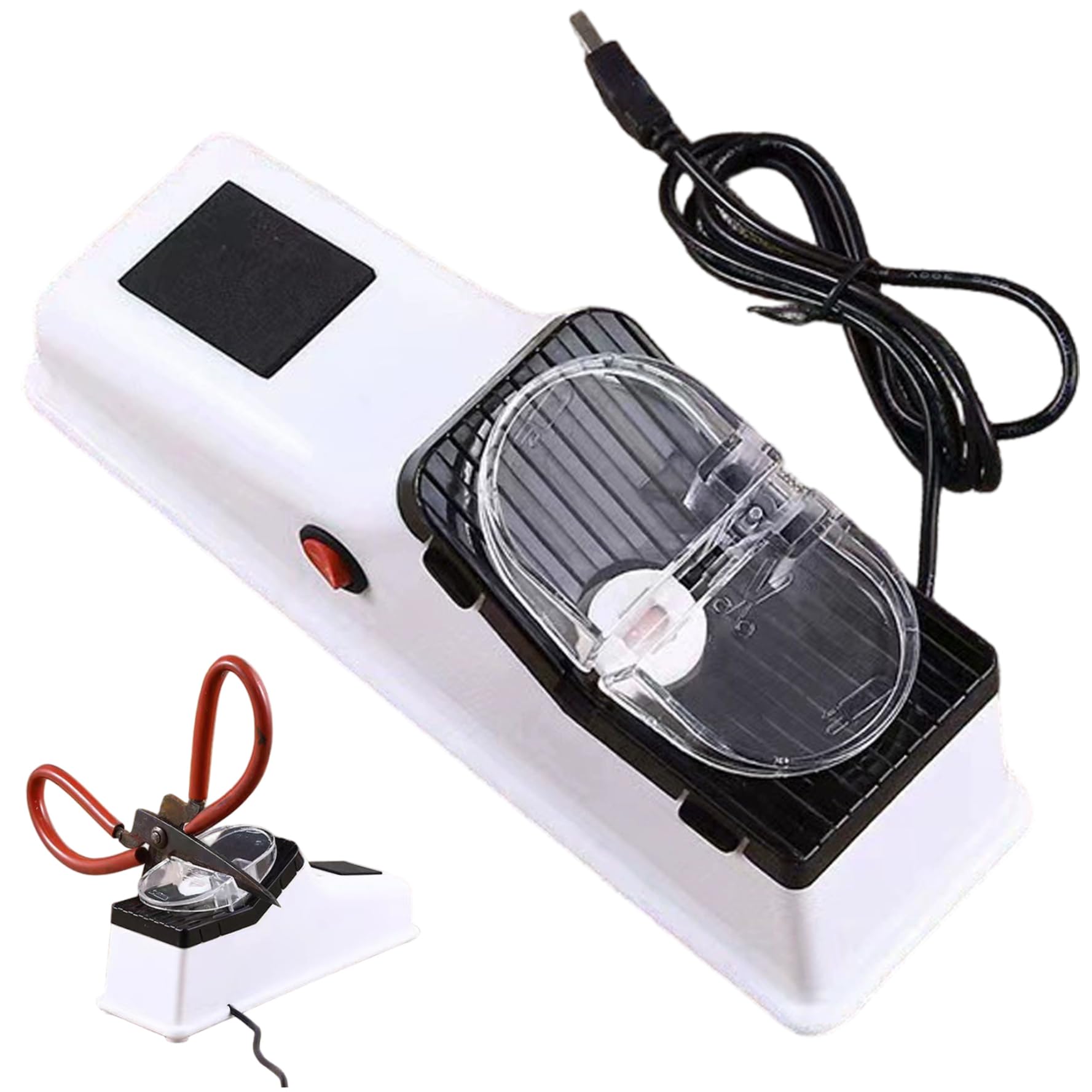 Afilador de Cuchillos eléctrico, afilador y Pulido rápido de Cuchillos eléctrico con Base Antideslizante Estable para Cocineros caseros y Chefs Profesionales.-