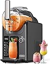 WETIE Slushie Machine, 82oz Slushy Maker with Adjustable Temperature, LED Display, Auto-Clean, 5-in-1 Frozen Drink Maker for Ice Cream, Frappés, Milkshake, Frozen Margaritas, 24H Running for Home