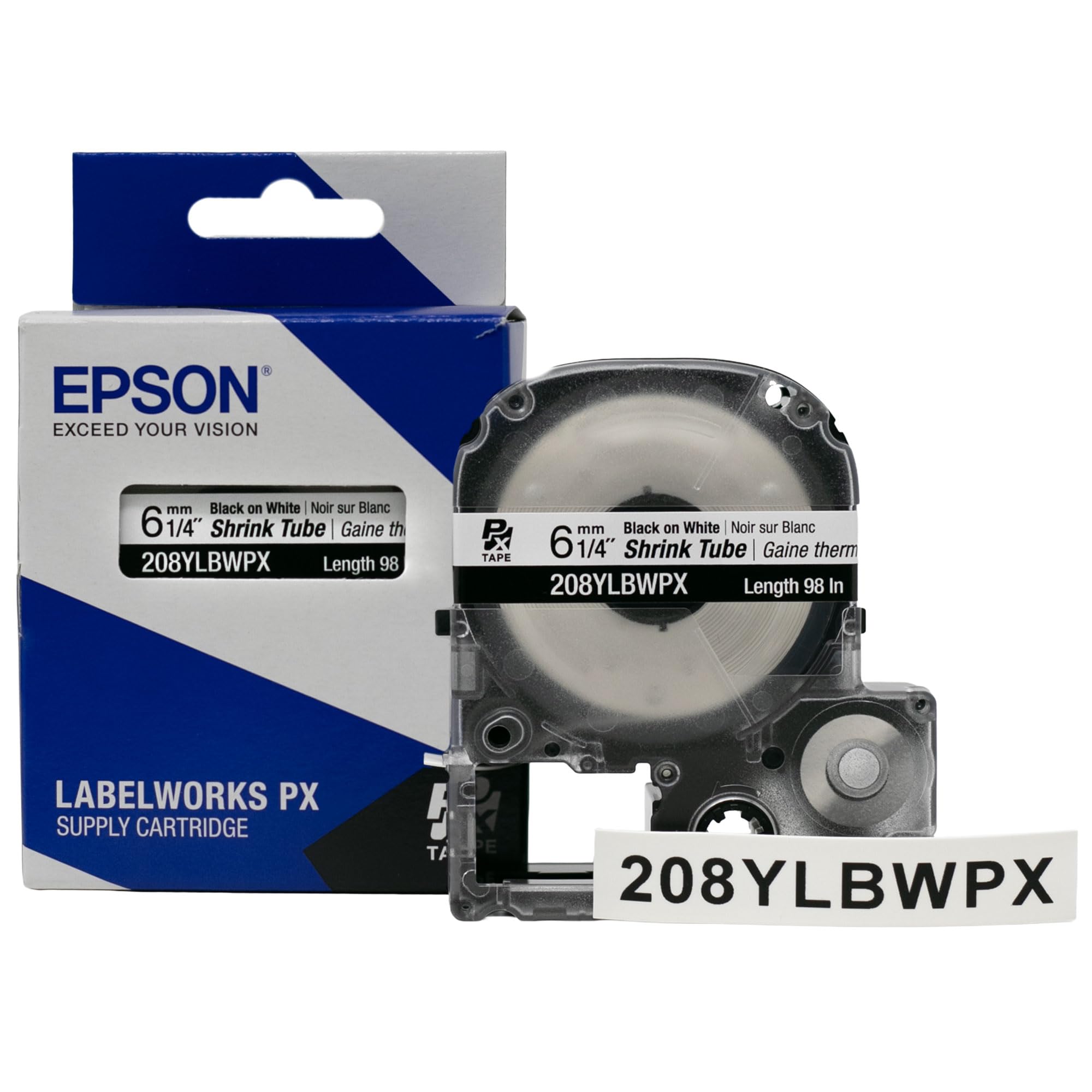 Amazon.com: Epson LABELWORKS 208YLBWPX-5PK Genuine Tape Cartridge
