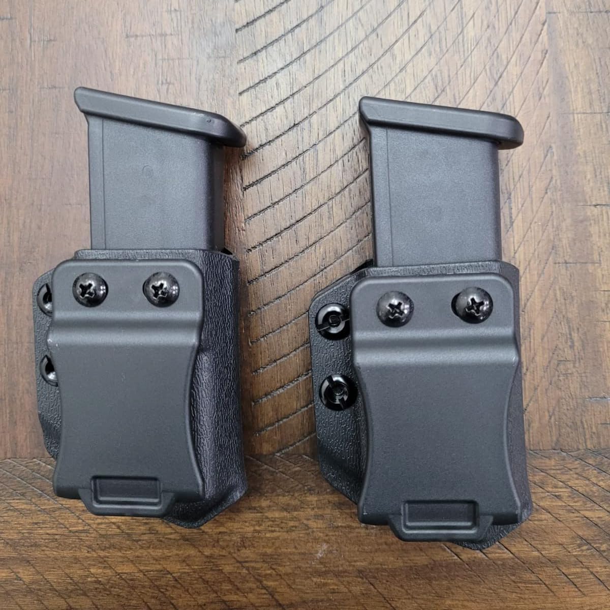 2 Pack Universal Mag Carrier IWB/OWB Magazine Holster Fits: 9mm/.40 Double/Single Stack|.45ACP Double/Single Stack,for Right & Left Hand Ambidextrous Concealed Carry - Image 8