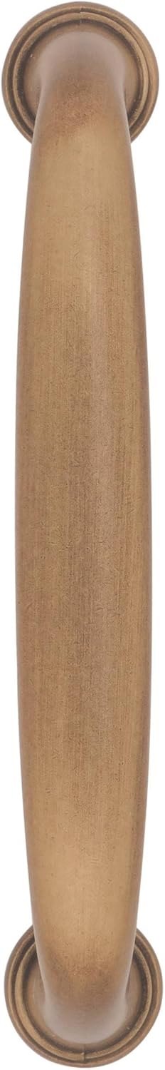 Taraf view of Amerock Kane BP53702GB cabinet pull