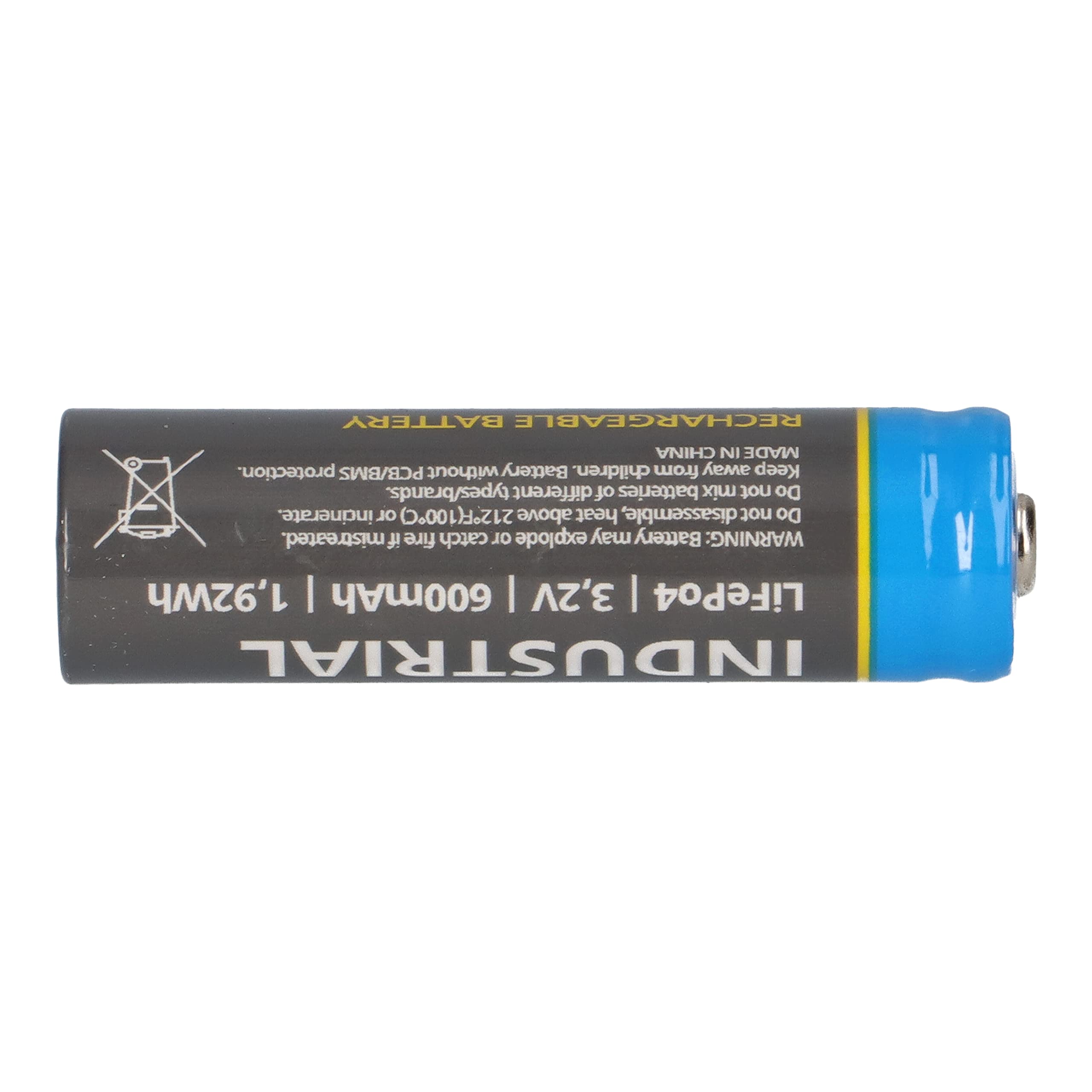 2X SOLAR Mignon AA Akkus wiederaufladbare Batterien 3,2V 1,92Wh LiFePo4 Hochleistungs- Akku Batterie speziell für Solarlampen Solar Lichterkette Solarleuchte Leuchte + D2 Ladegerät