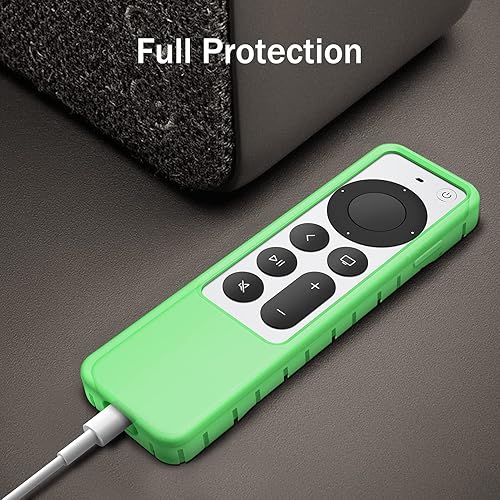 Miniatura 10 de Fintie Funda protectora para Apple TV Siri Remote 2021 2022  Honey Comb ligera, antideslizante, a prueba de golpes, funda de silicona para control