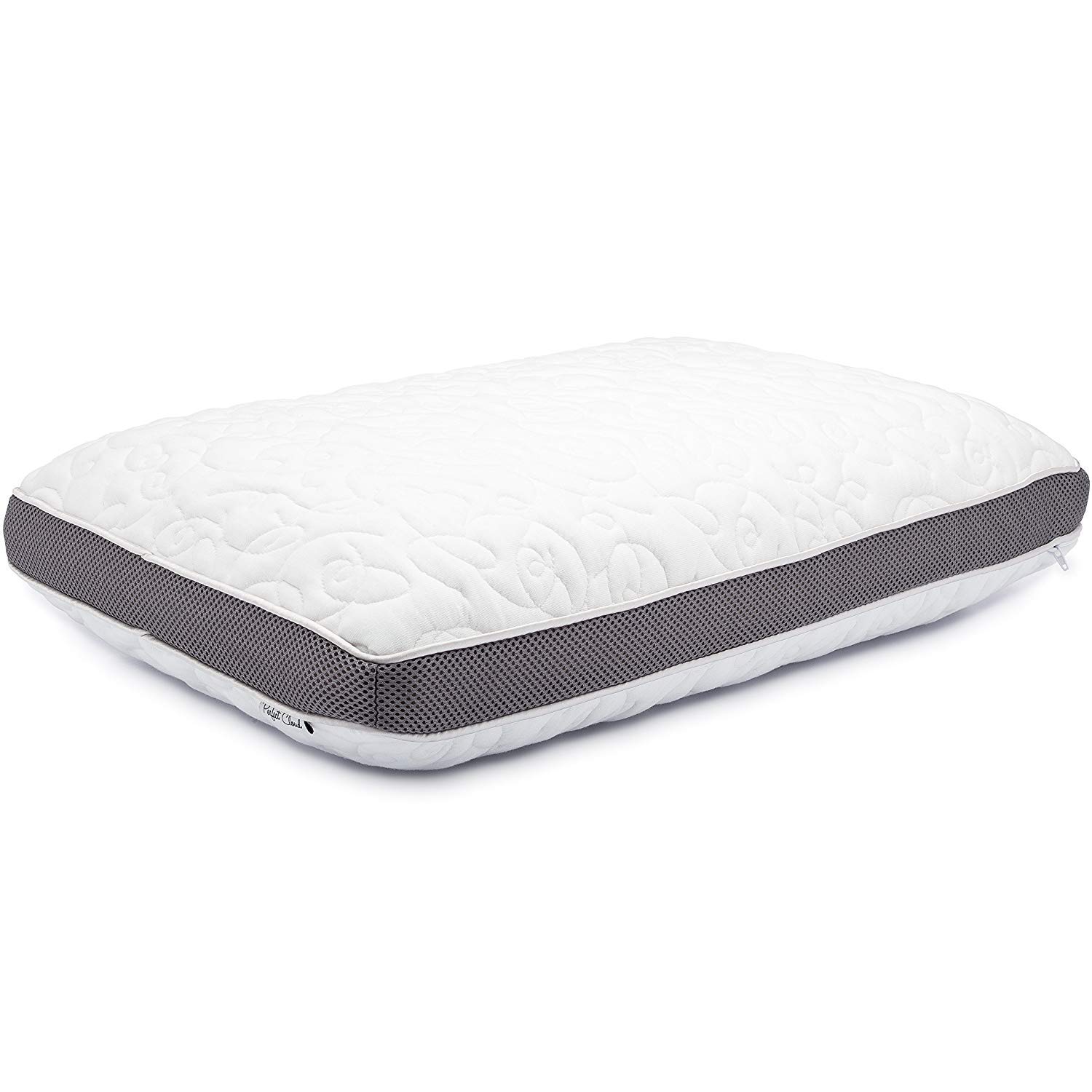 Comfytex Neck Support Double Airflow Memory Foam Pillow Featuring Cooling Ventilated Breathable Cover