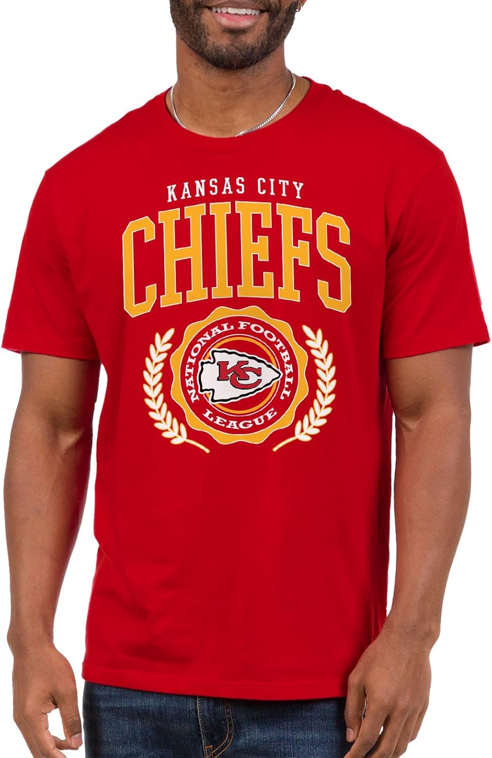 Junk Food Unisex Adult NFL Prep Short Sleeve T-Shirt