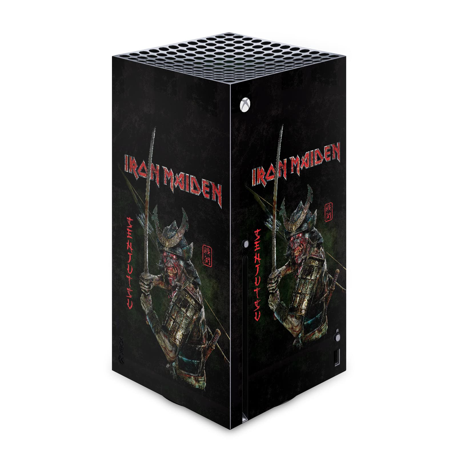 Head Case Designs sous Licence Officielle Iron Maiden Senjutsu Couverture d'Album Art Graphique Vinyle Autocollant De Jeu Peau Autocollant Couverture Compatible avec Xbox Series X Console