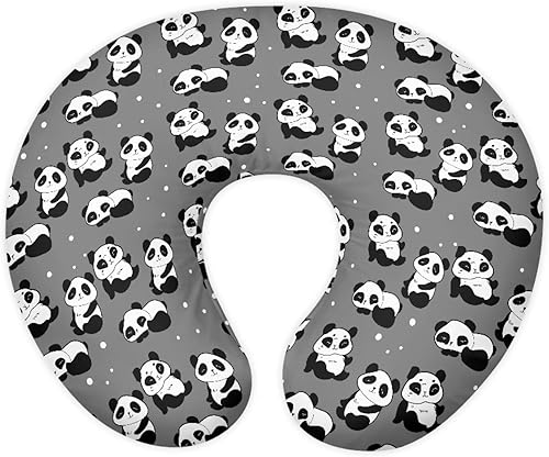 Miniatura 42 de Funda de almohada de lactancia de dibujos animados para recién nacido, estampado de perro salchicha en forma de U, funda de almohada de lactancia