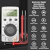 digital multimeter voltage tester current meter cat ii 600 v voltmeter continuity tester for ac / dc voltage dc current continuity resistance capacity frequency with foldable stand test leads