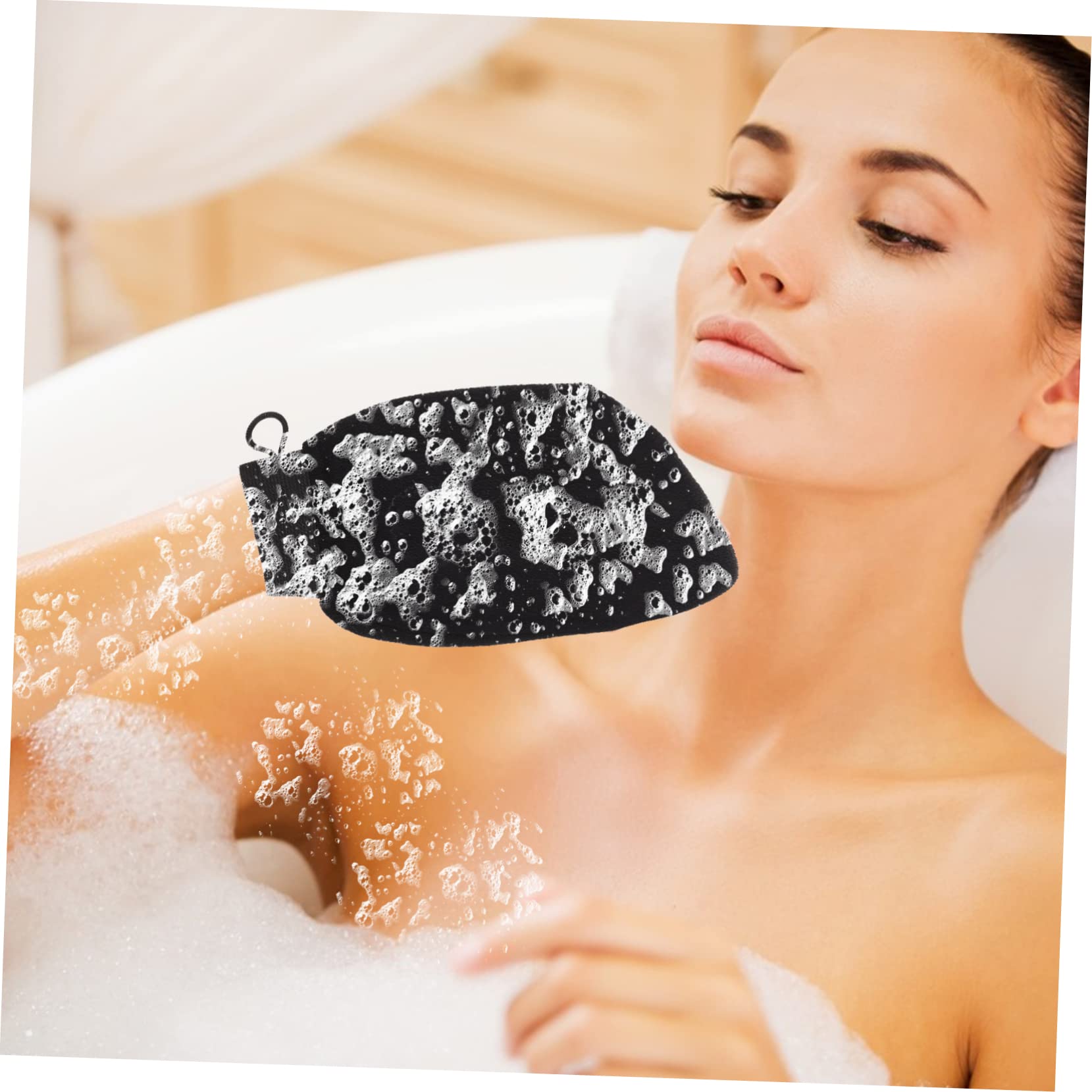 FOMIYES 8piezas Guantes Exfoliantes De Toallas De Baño Portátiles Para Exfoliación y Masaje Guantes De Limpieza Antideslizantes Accesorios De Baño Para Cuidado Piel