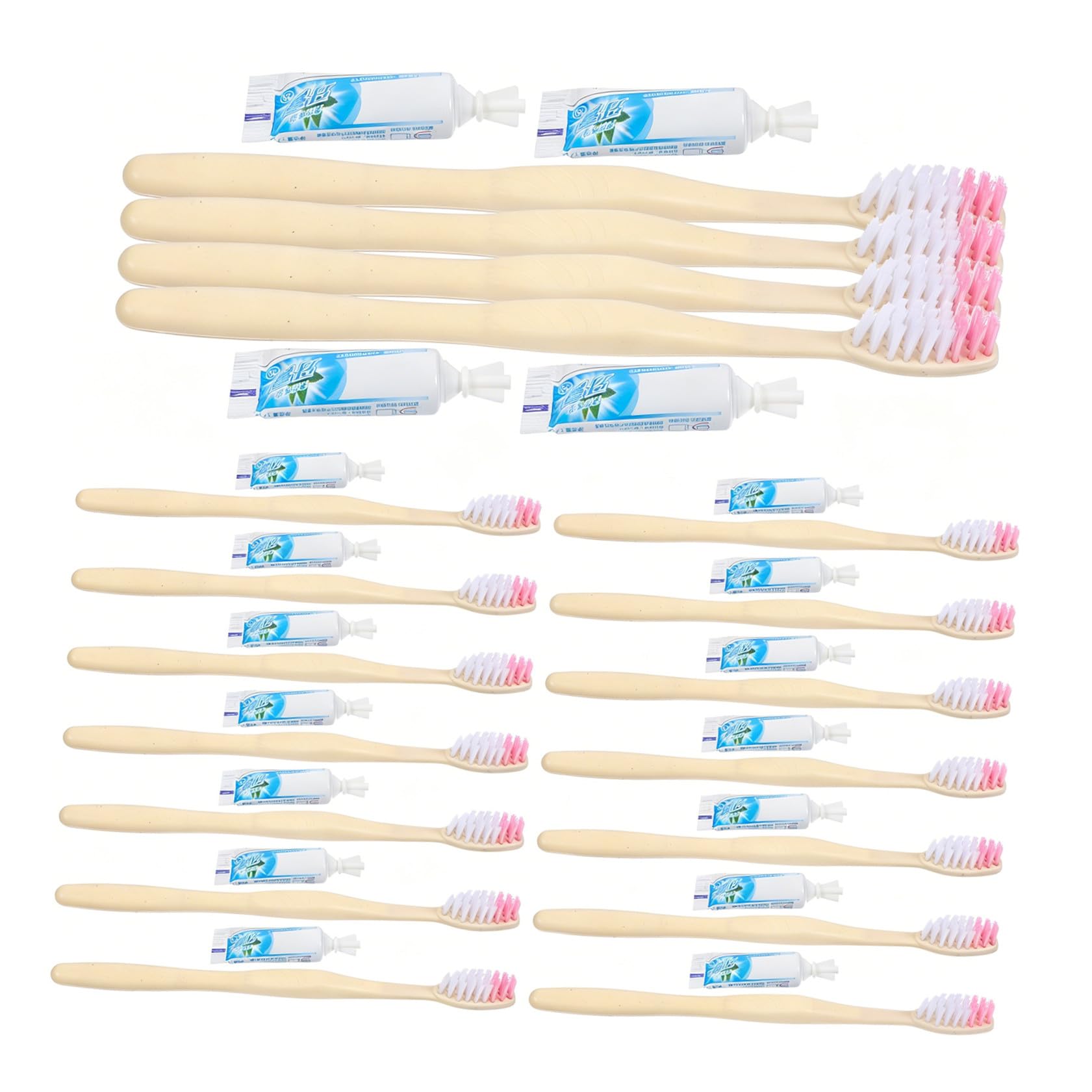 Brosses à Dents Jetables avec Dentifrice Usage Unique Pratique et Hygiénique Plusieurs styles Ensemble de 100 en Plastique Portable Voyage et Hôtel Plusieurs styles