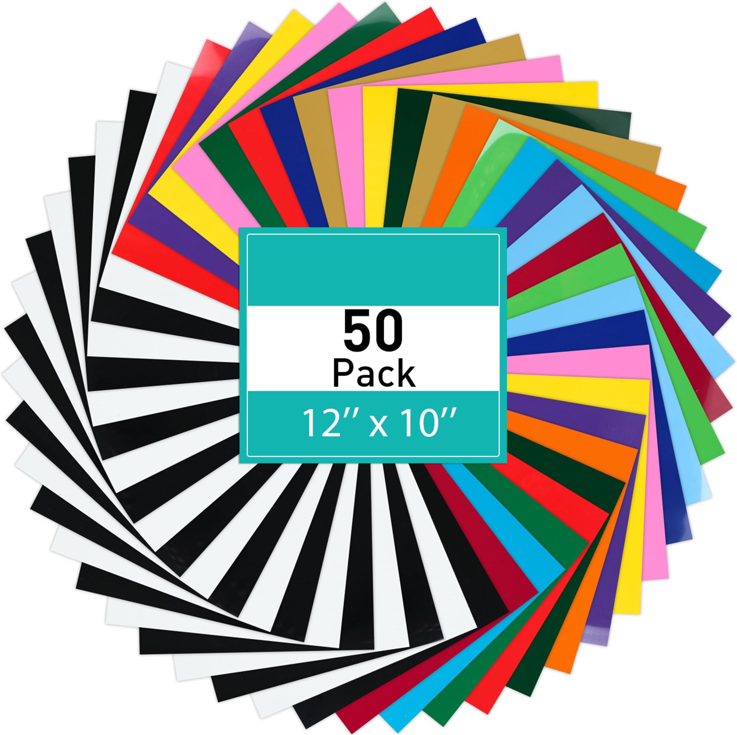 YUITCE Heat Transfer Vinyl Bundle 16 Pack 12" x 10" Yellow Heat Transfer Vinyl T