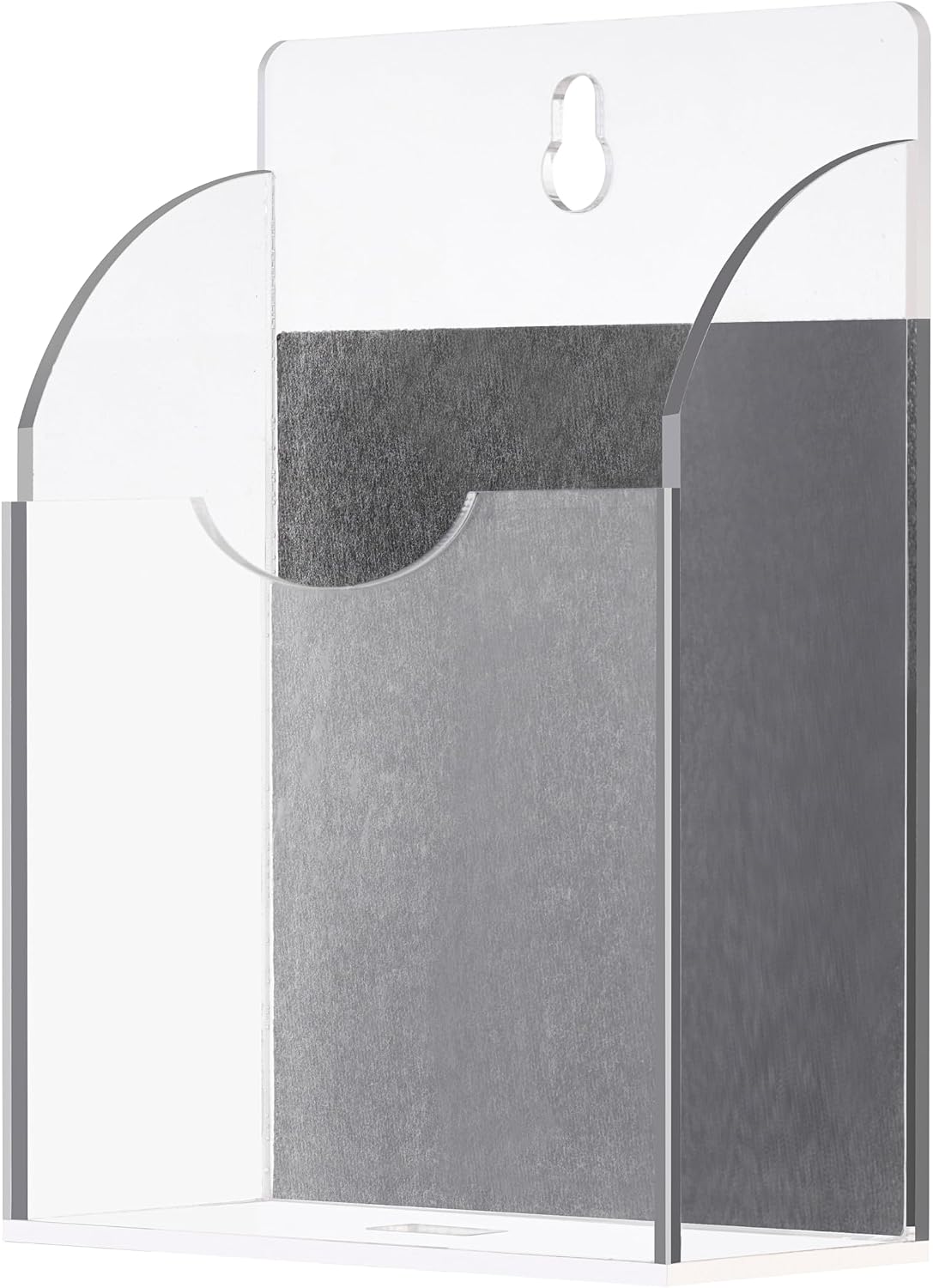 Stainless Steel Ice Scoop with Magnetic Acrylic Holder