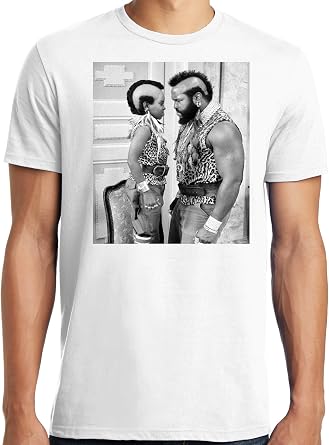 Big and Tall Funny Gary Coleman Mr. T Photo T-Shirt