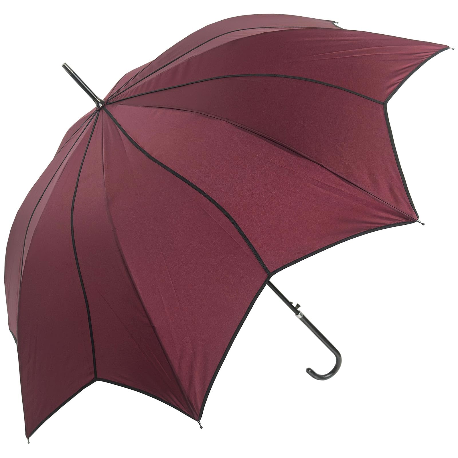 Soake Burgundy Swirl Walking Length Umbrella