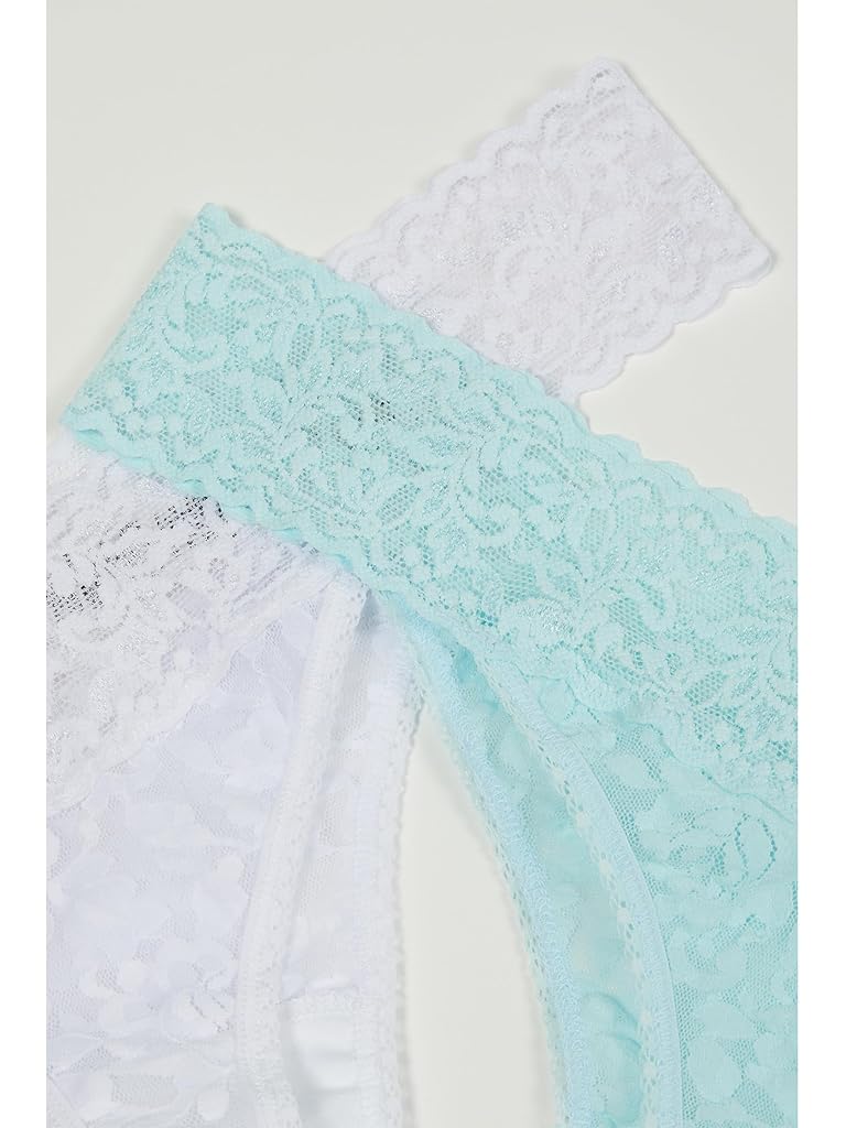 White Hanky Panky "I Do" & "Mrs" Box Set Original Rise Thong 2-Pack