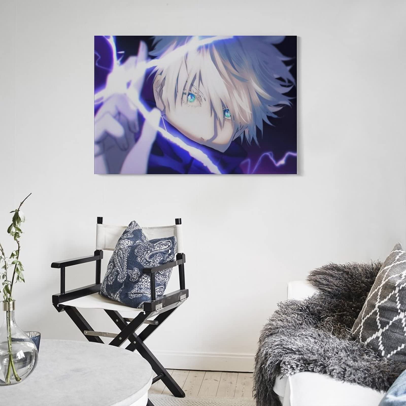 Amazon.co.jp: 呪術廻戦 五条悟アートパネル 油絵 ポスター 人気