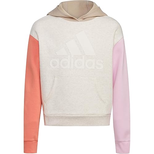 adidas Girls' Gradient Fleece Pullover Hoodie
