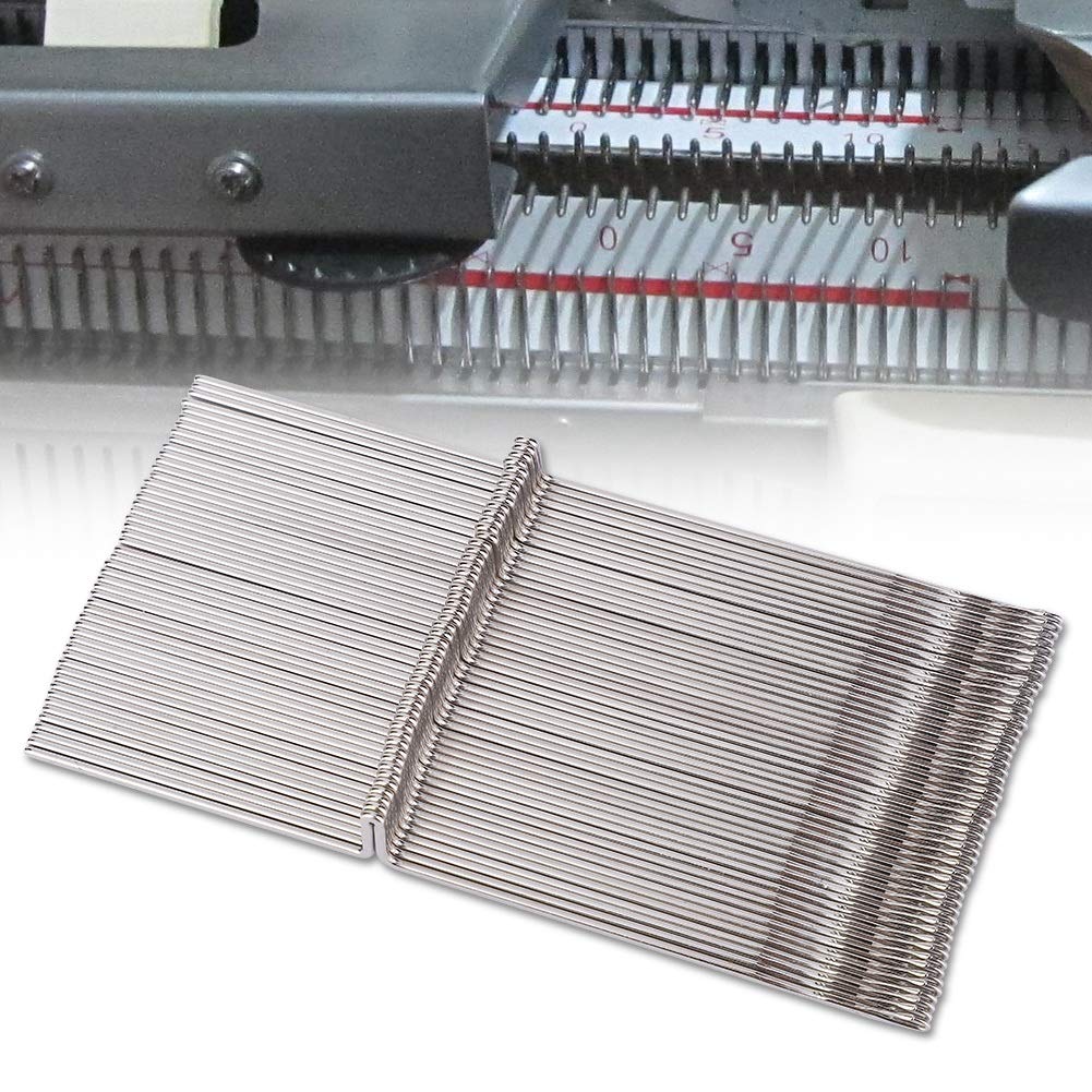 Aghi per Macchina per Maglieria, Set da 50 Pezzi in Acciaio, 12,7 cm, Compatibile con SRP325 SRP50 SRP60 SRP60N