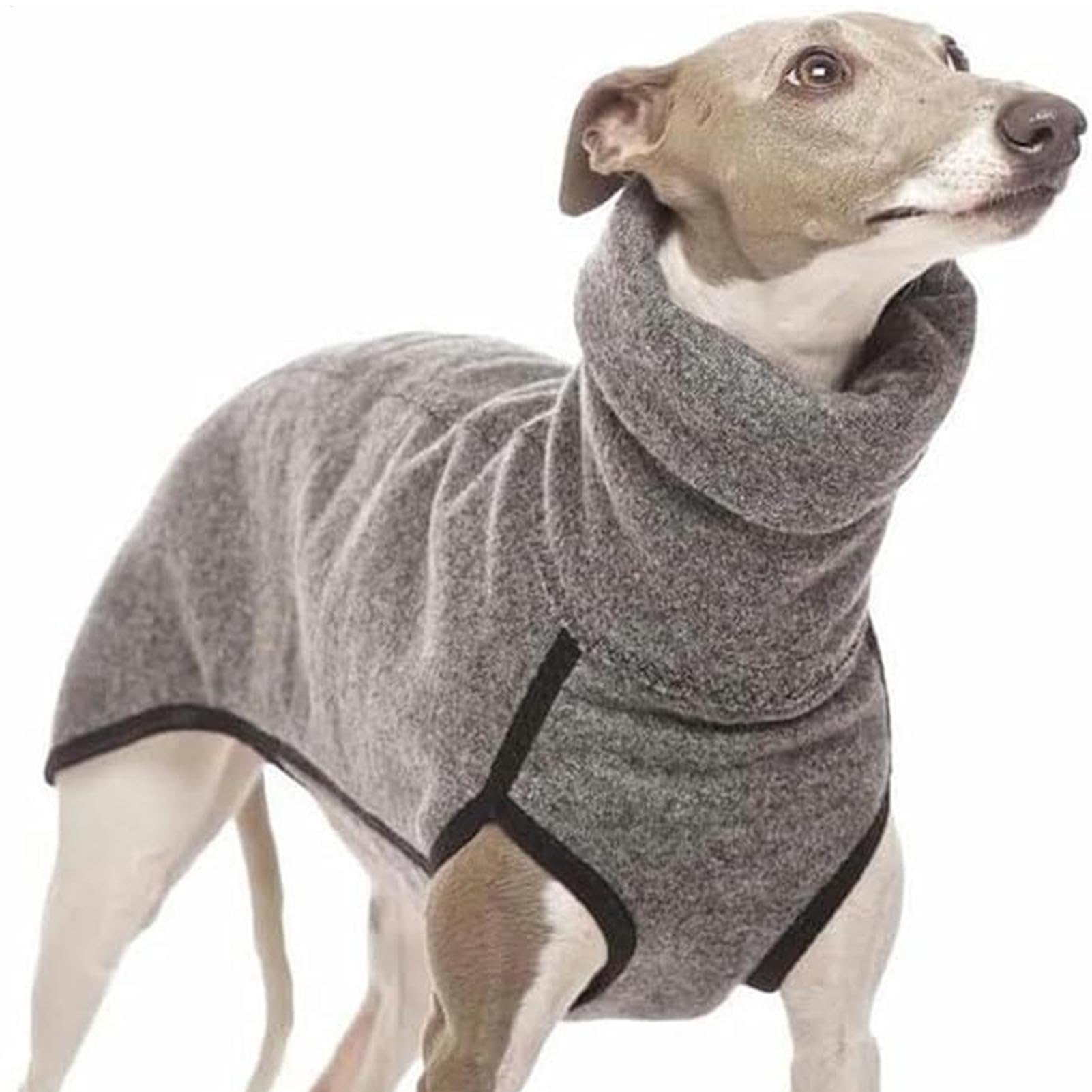 Greyhounds Fleece Jumper, Greyhounds Turtleneck Shirt Whippet Jumper Coat, Dog Fleece Vest Pet Warm Sweater Whippet Warm Sweatshirt For Fall Winter