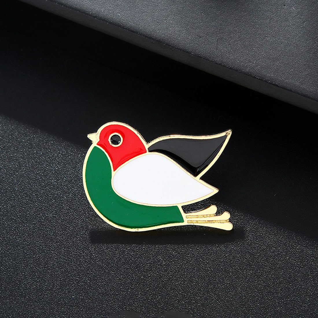 Pin de Palestina bandera águila broche esmaltado símbolo paz unidad accesorio
